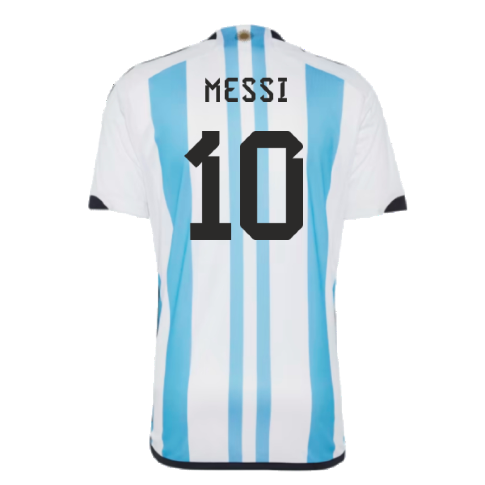 Argentina 2022 World Cup Winners Home Shirt (MESSI 10)_2