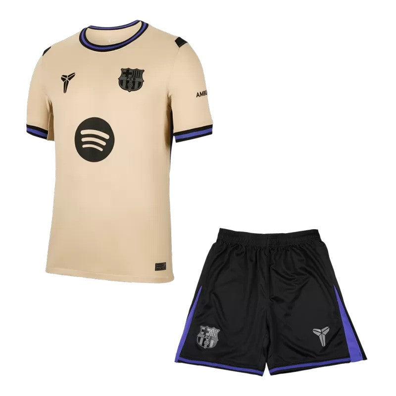 Barcelona 2025/26 Away Kids Kit