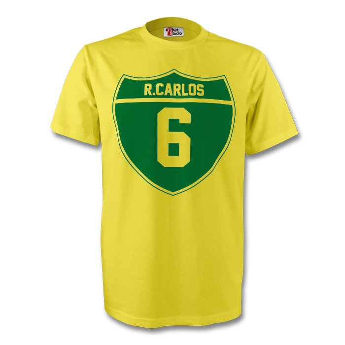 Roberto Carlos Brazil Crest Tee (yellow) - Kids_0