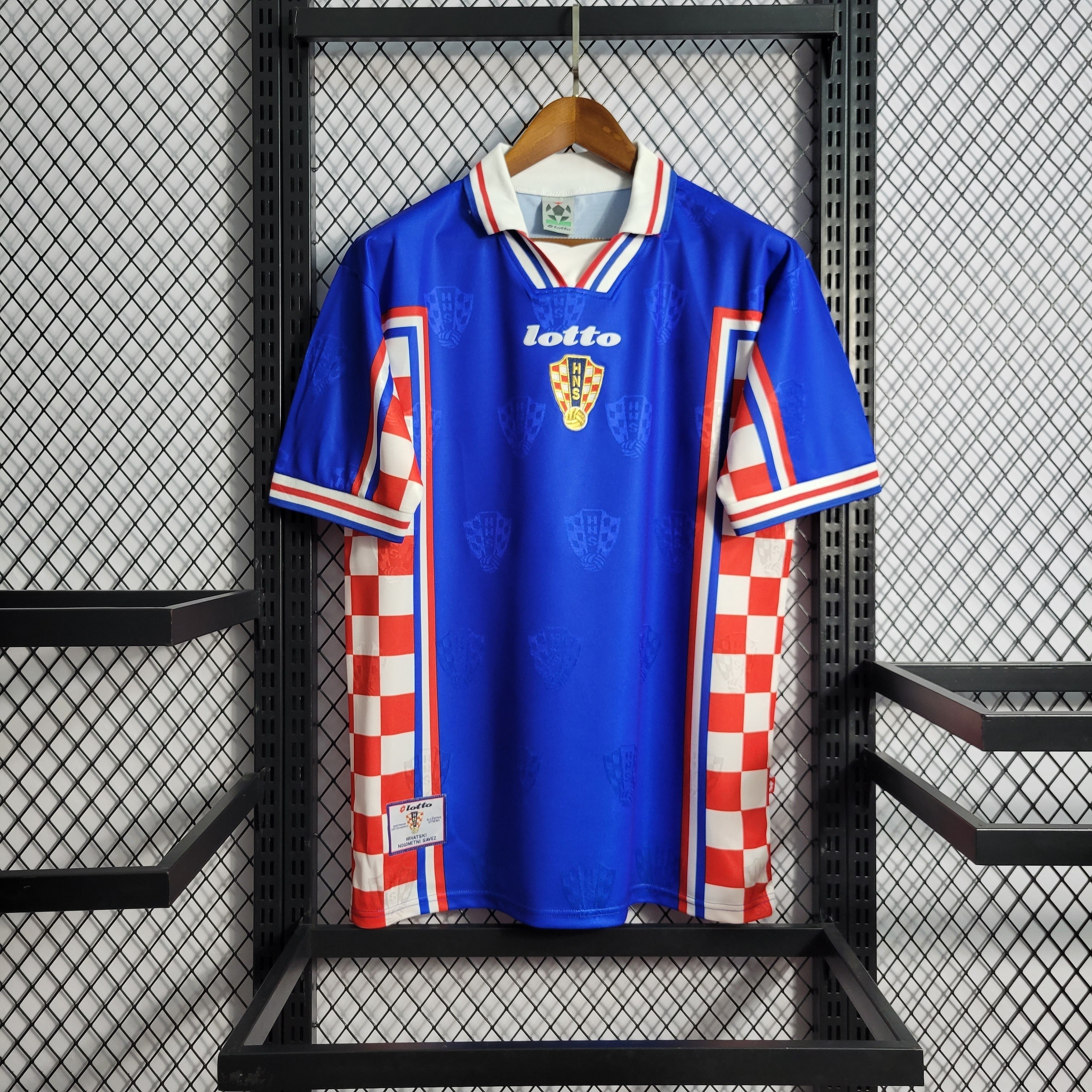 Retro Croatia 98 Away Jersey