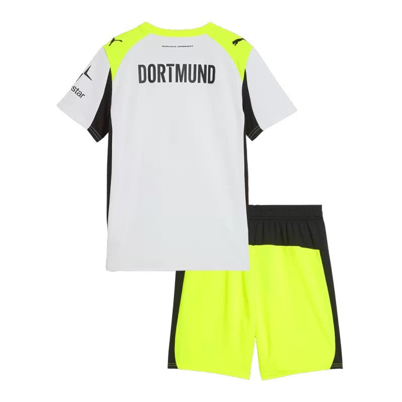 Borussia Dortmund 2025/26 Away Kids Kit