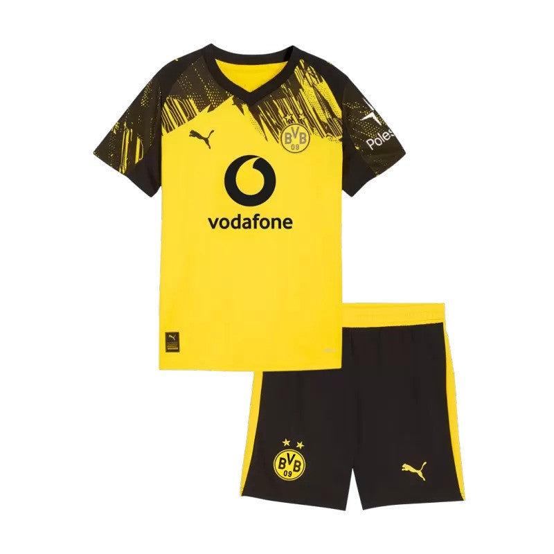 Borussia Dortmund 2025/26 Home Kids Kit