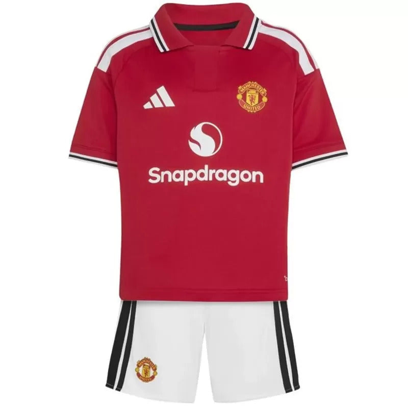 Man United 2026/27 Home Kids Kit