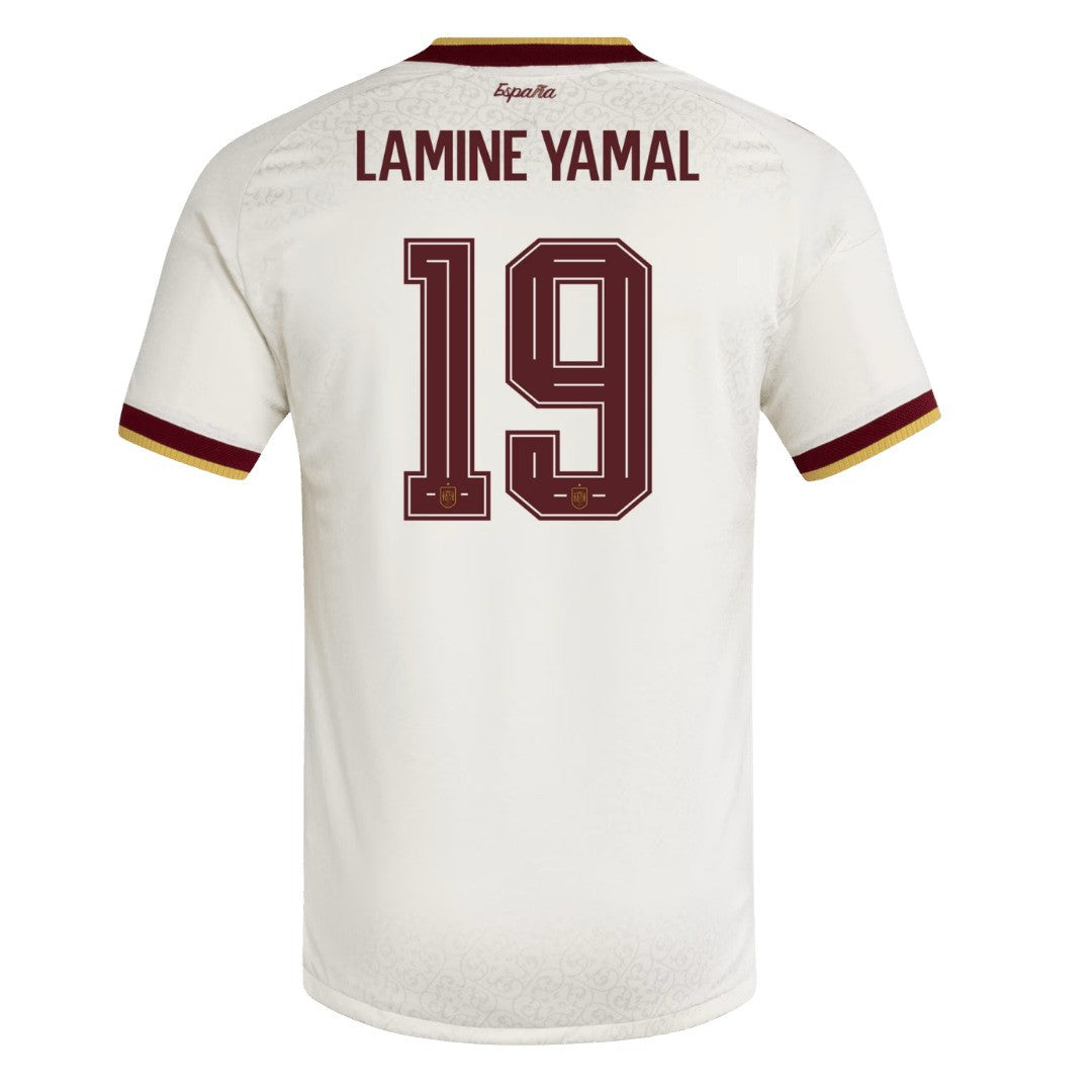 Spain 2026 LAMINE YAMAL #19 Away Player Jersey