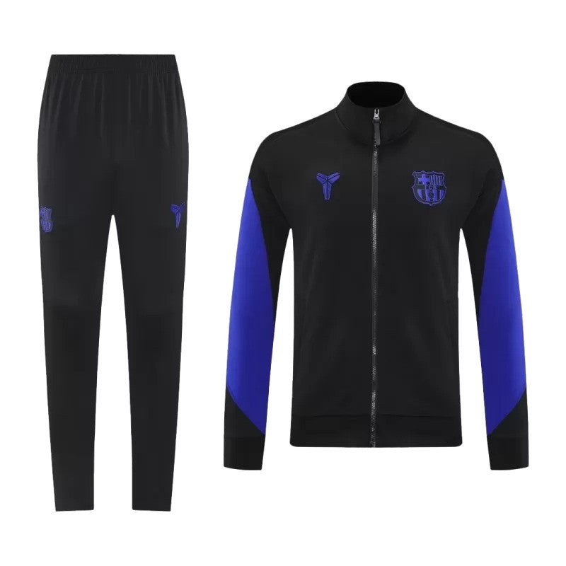 Barcelona 2025/26 Jacket Tracksuit - Black & Purple