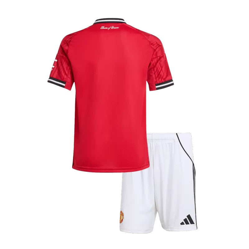 Manchester United 2025/26 Home Kids Kit