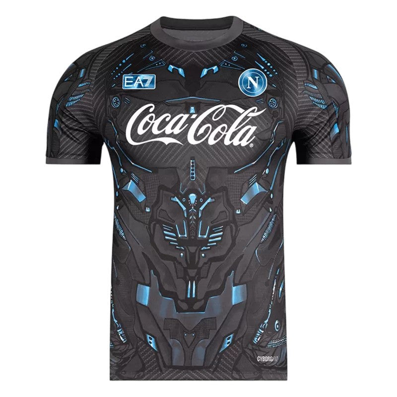 SSC Napoli 2025/26 Pre-Match Jersey - Black