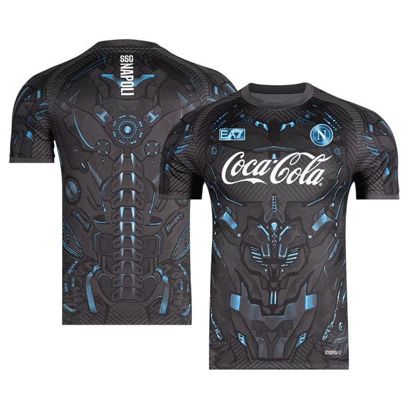 SSC Napoli 2025/26 Pre-Match Jersey - Black
