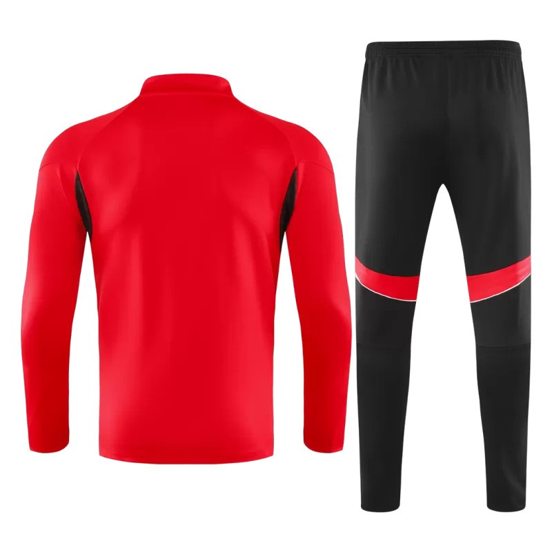 Arsenal 2025/26 1/4 Zip Tracksuit - Red