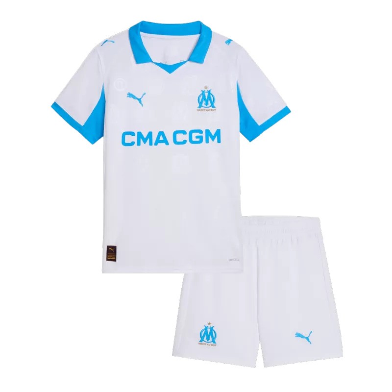 Marseille 2025/26 Home Kids Kit