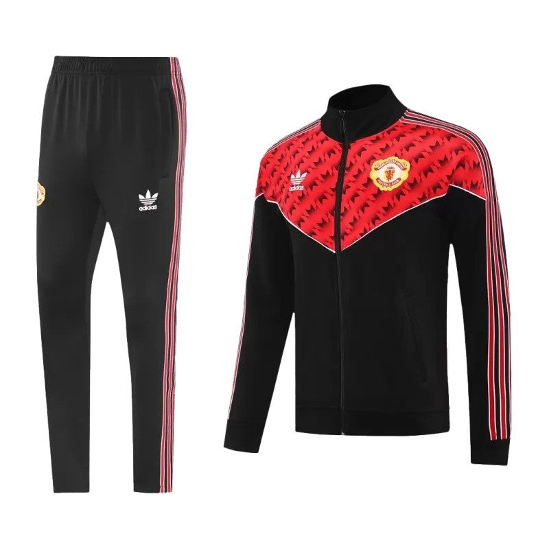Manchester United 2025/26 Jacket Tracksuit - Red & Black