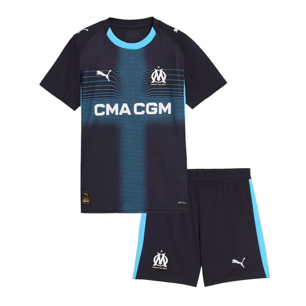 Marseille 2025/26 Away Kids Kit