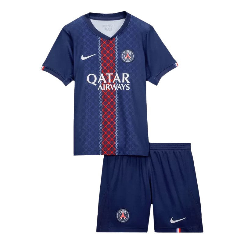 Paris Saint-Germain (PSG) 2025/26 Home Kids Kit