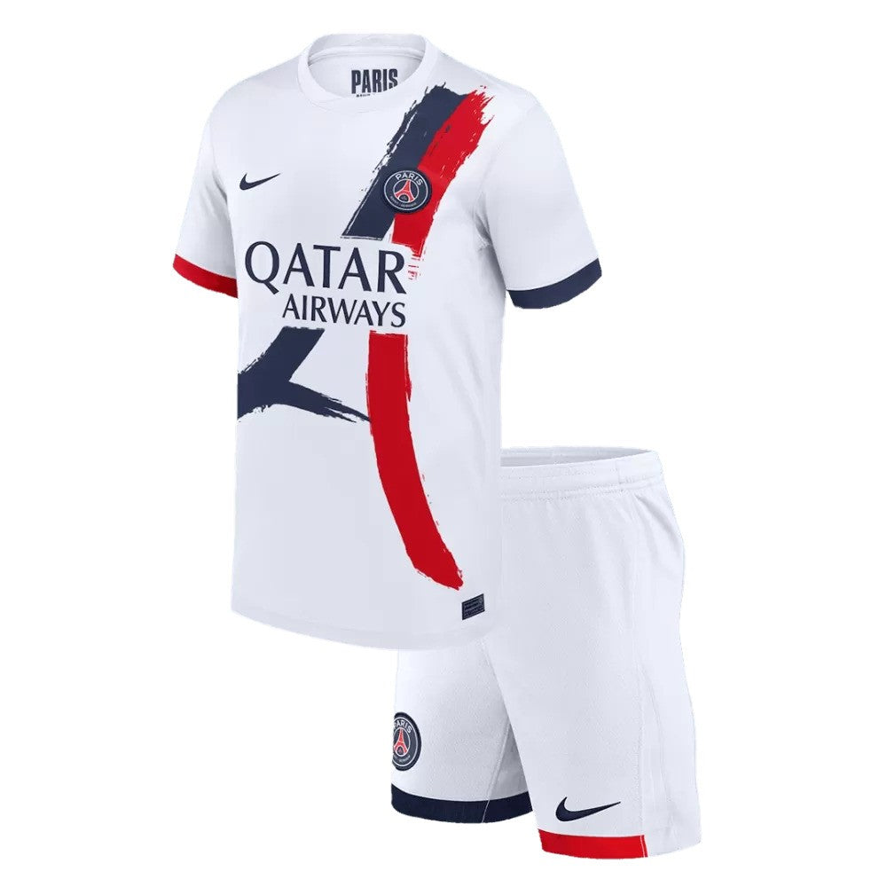 Paris Saint-Germain (PSG) 2025/26 Away Kids Kit