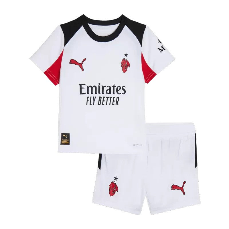 AC Milan 2025/26 Away Kids Kit
