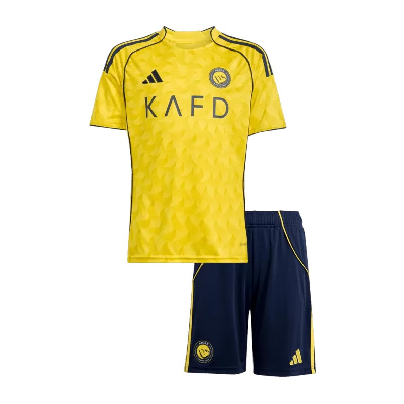 Al Nassr 2025/26 Ronaldo Home Kids Kit