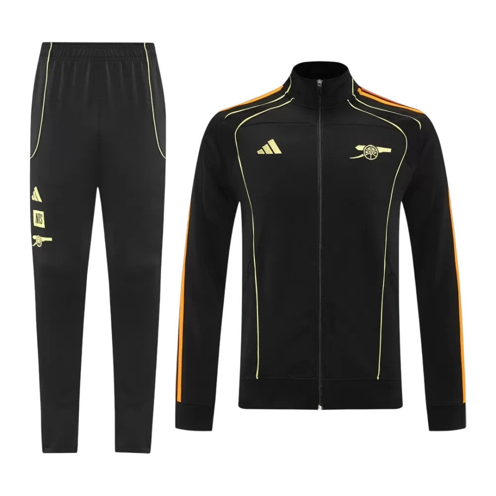 Arsenal 2025/26 Jacket Tracksuit - Black