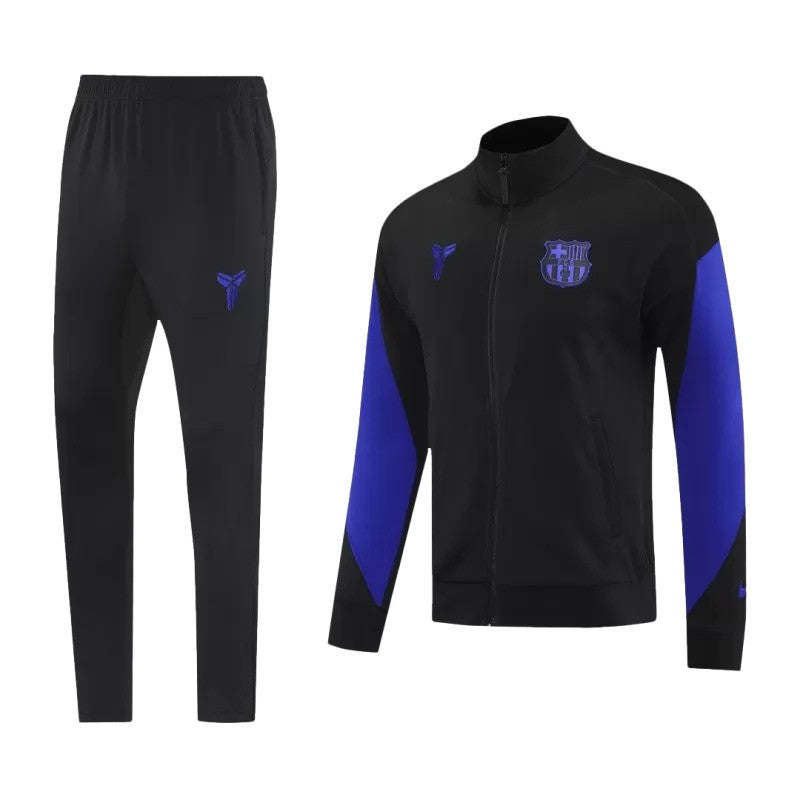 Barcelona 2025/26 Jacket Tracksuit - Black & Purple