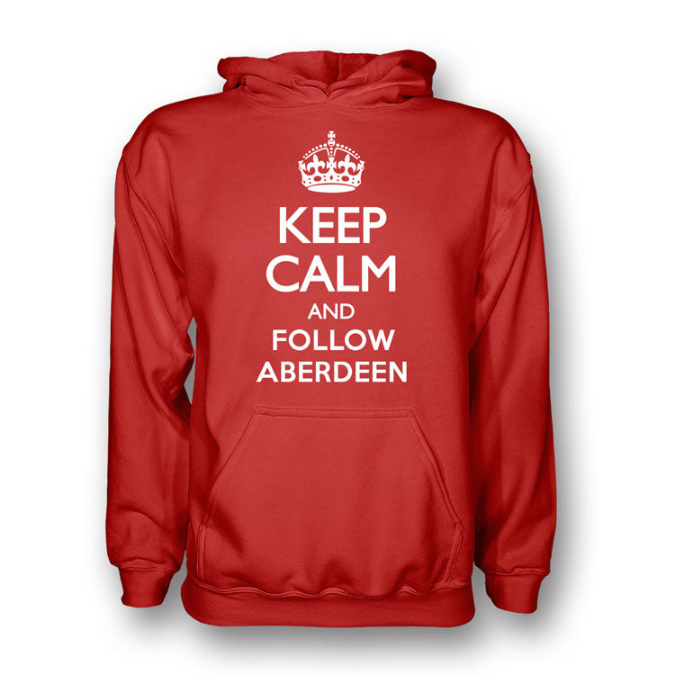 Keep Calm And Follow Aberdeen Hoody (red) - Kids_0