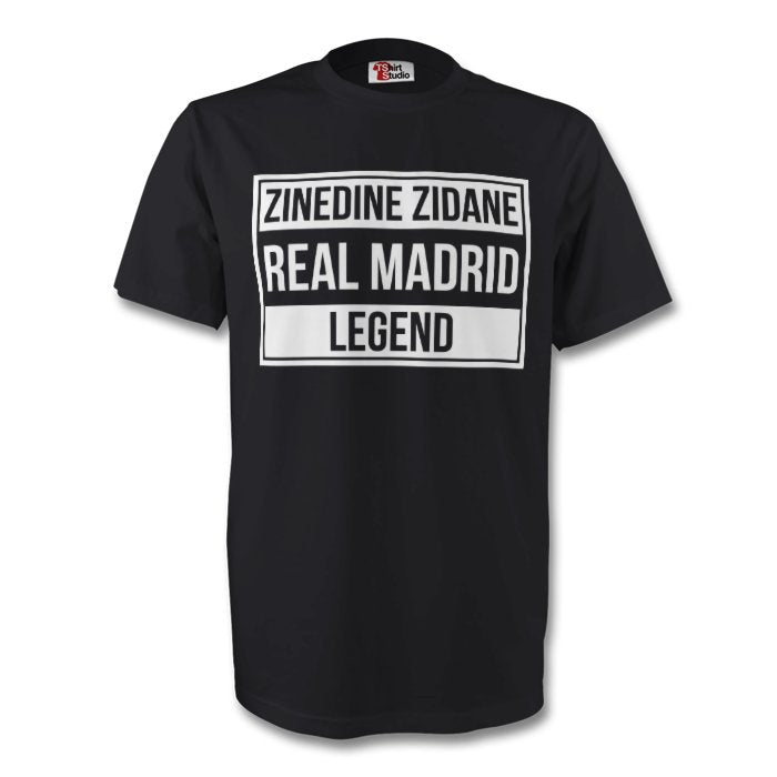 Zinedine Zidane Real Madrid Legend Tee (black)_0