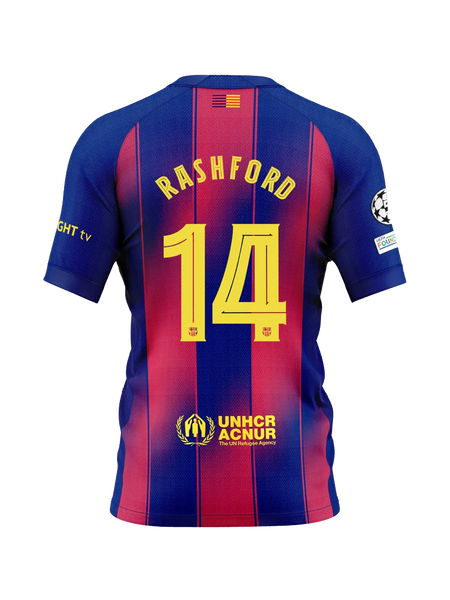 Barcelona 2025/26 RASHFORD 14 Home Jersey