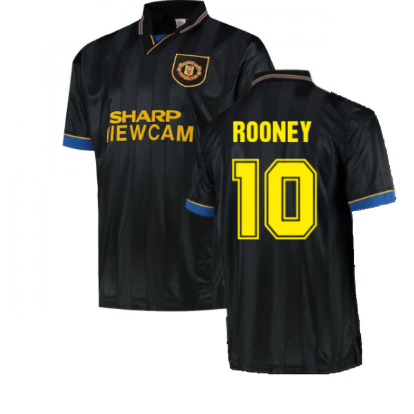 H999 Manchester United ROONEY ユニフォーム 1994 Manchester United Away Football Shirt (ROONEY 10)