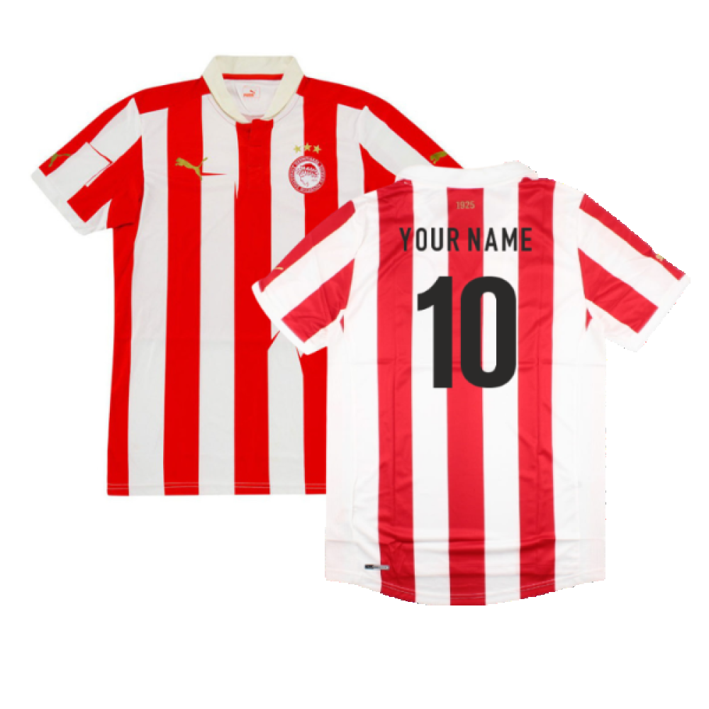 2012-2013 Olympiakos Home Shirt (Your Name)_0