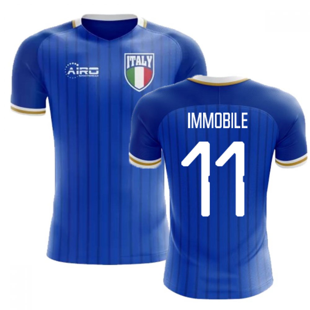 2023-2024 Italy Home Concept Football Shirt (Immobile 11)_0