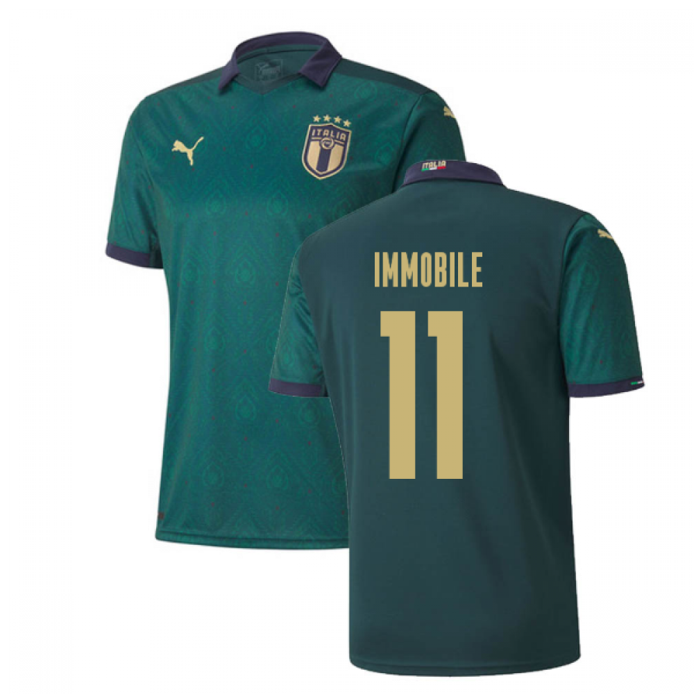 2019-2020 Italy Renaissance Third Puma Shirt (Kids) (Immobile 11)_0