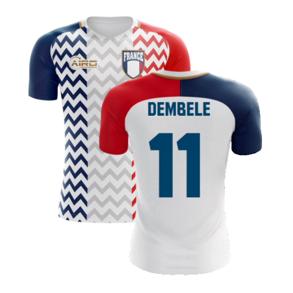 2023-2024 France Away Concept Shirt (Dembele 11) - Kids_0