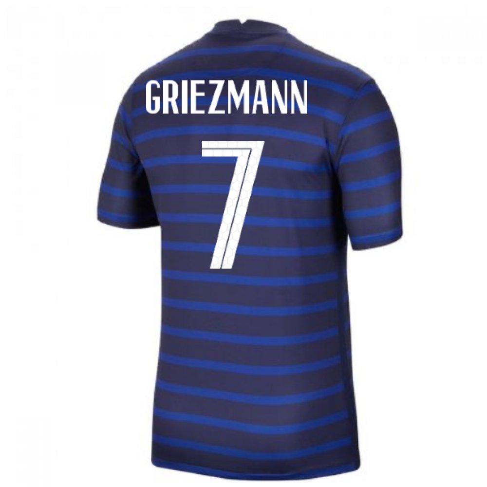 2020-2021 France Home Nike Football Shirt (GRIEZMANN 7)_0