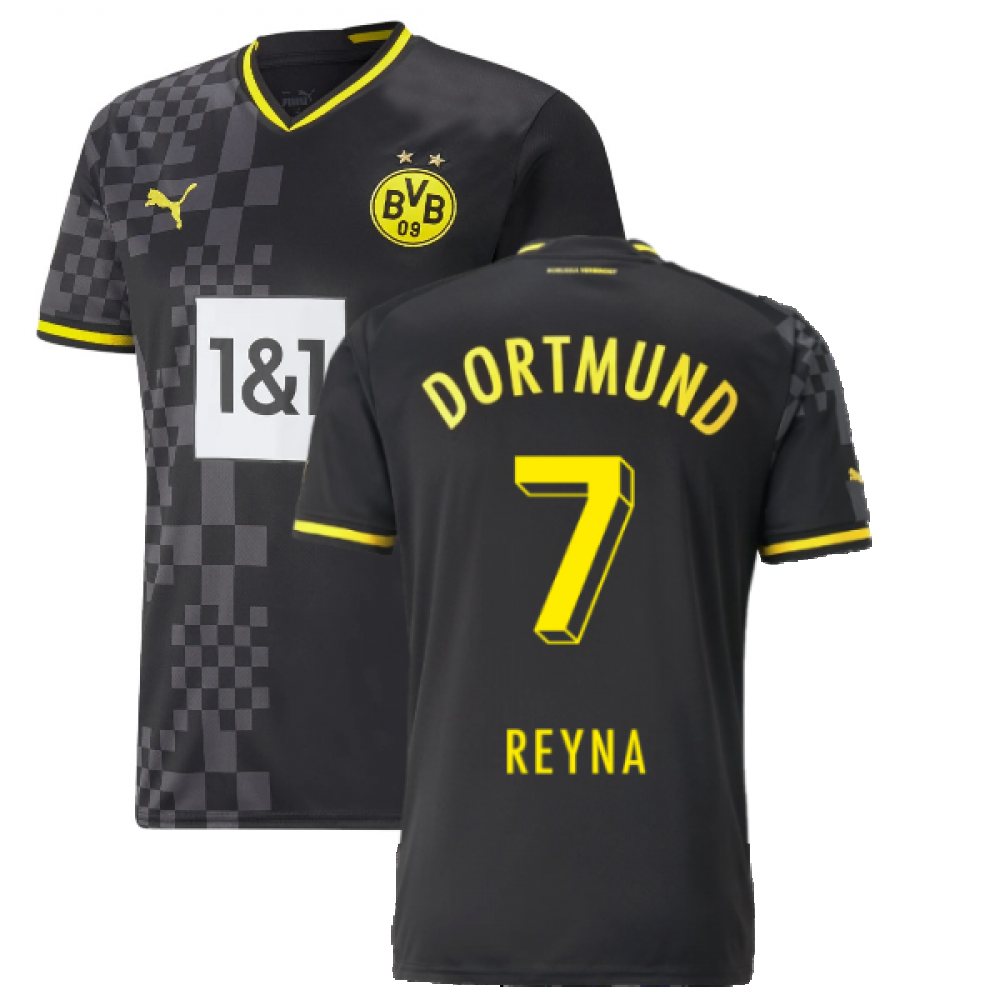 2022-2023 Borussia Dortmund Away Shirt (REYNA 7)_0