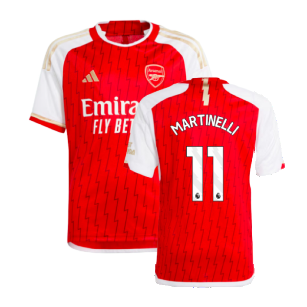 2023-2024 Arsenal Home Shirt (Kids) (Martinelli 11)_0