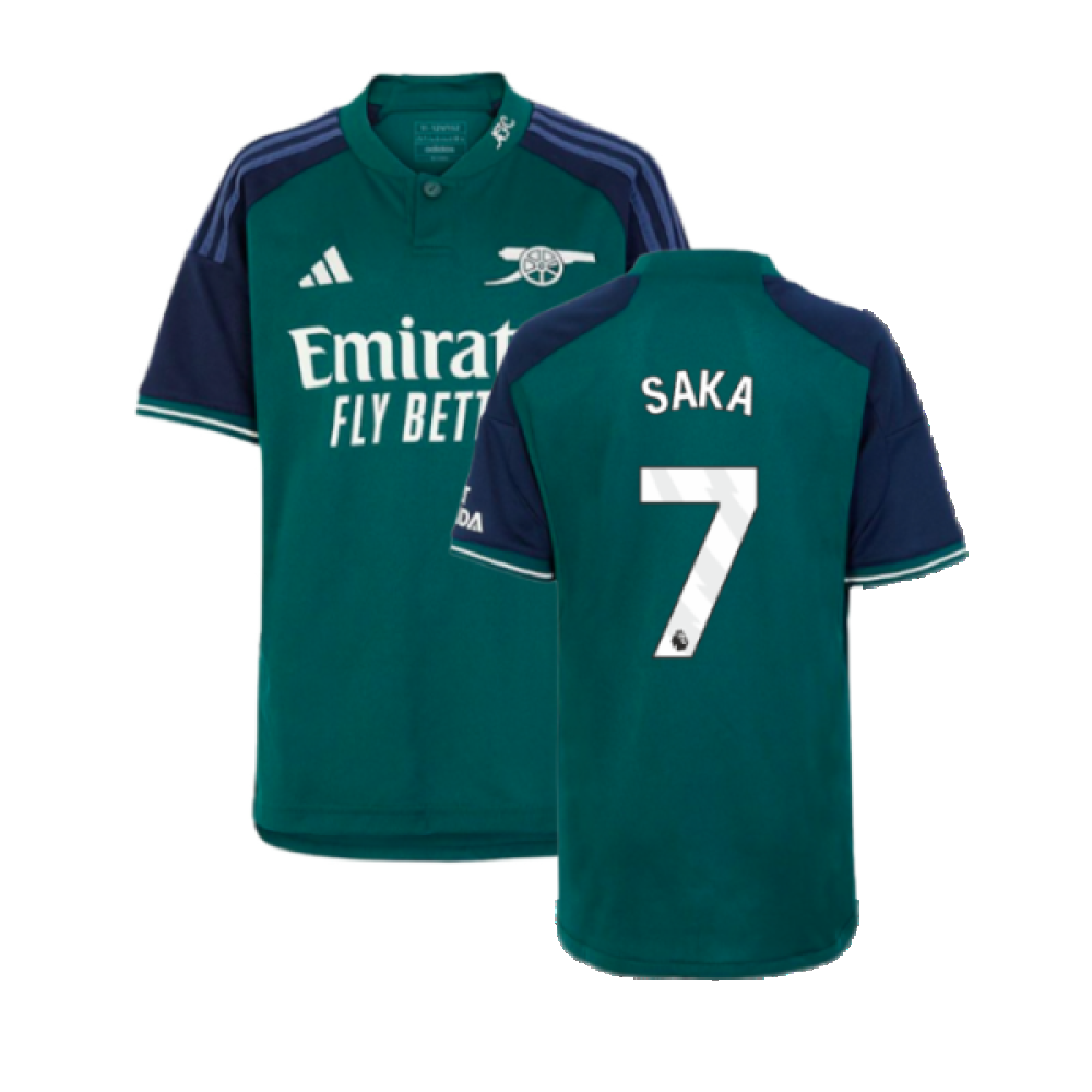 2023-2024 Arsenal Third Shirt (Kids) (Saka 7)_0