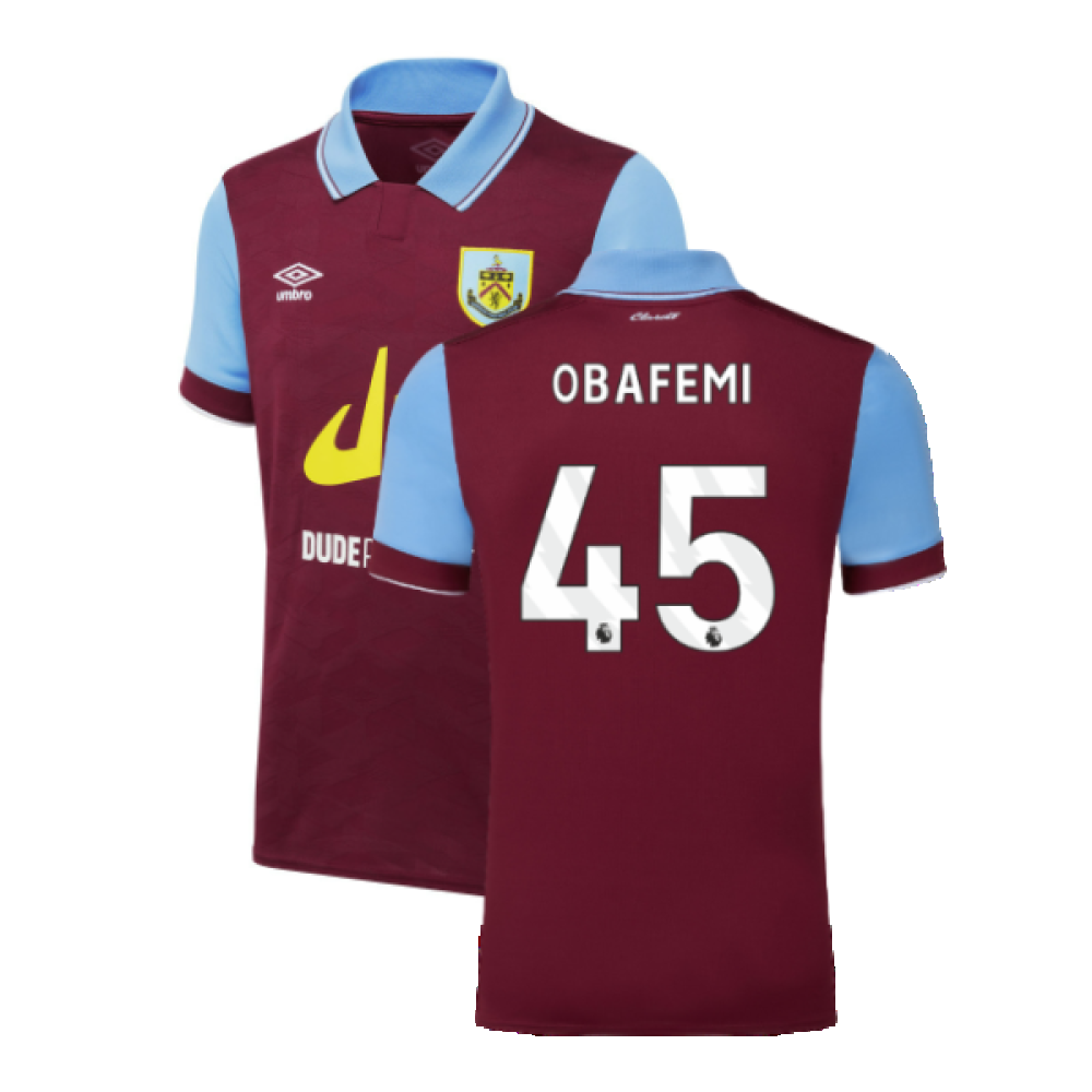 2023-2024 Burnley Home Shirt (Kids) (OBAFEMI 45)_0