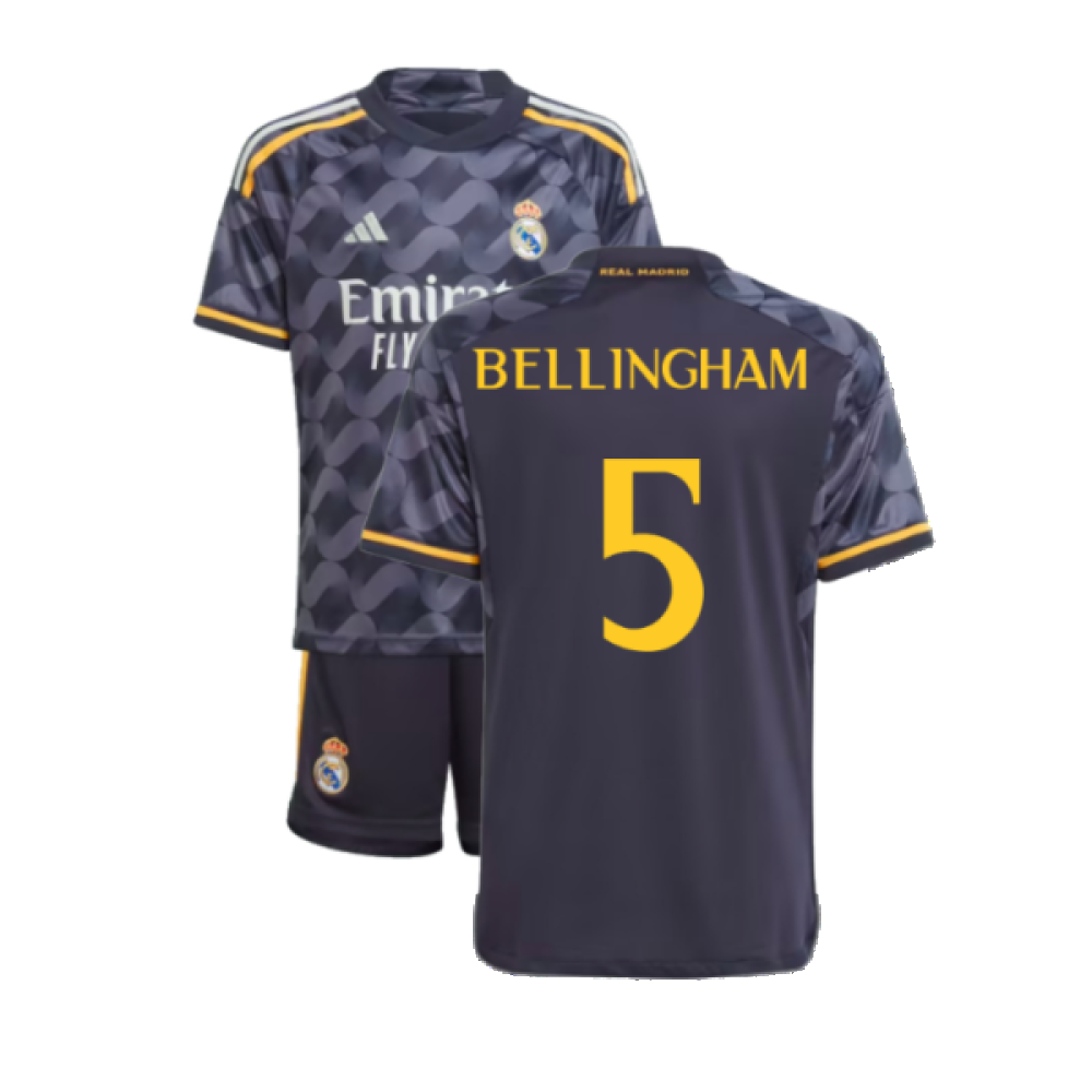 2023-2024 Real Madrid Away Youth Kit (Bellingham 5)_0