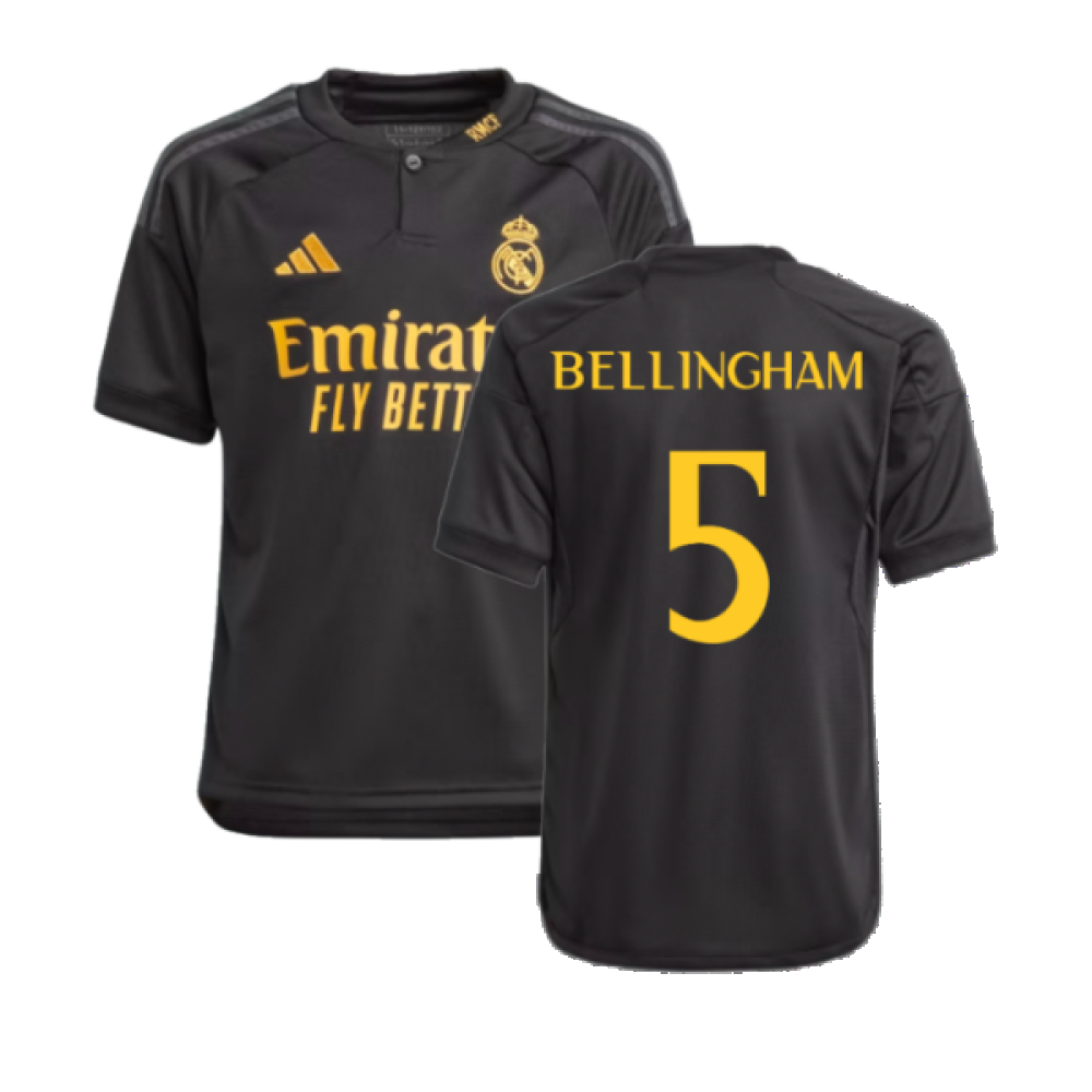 2023-2024 Real Madrid Third Shirt (Kids) (Bellingham 5)_0