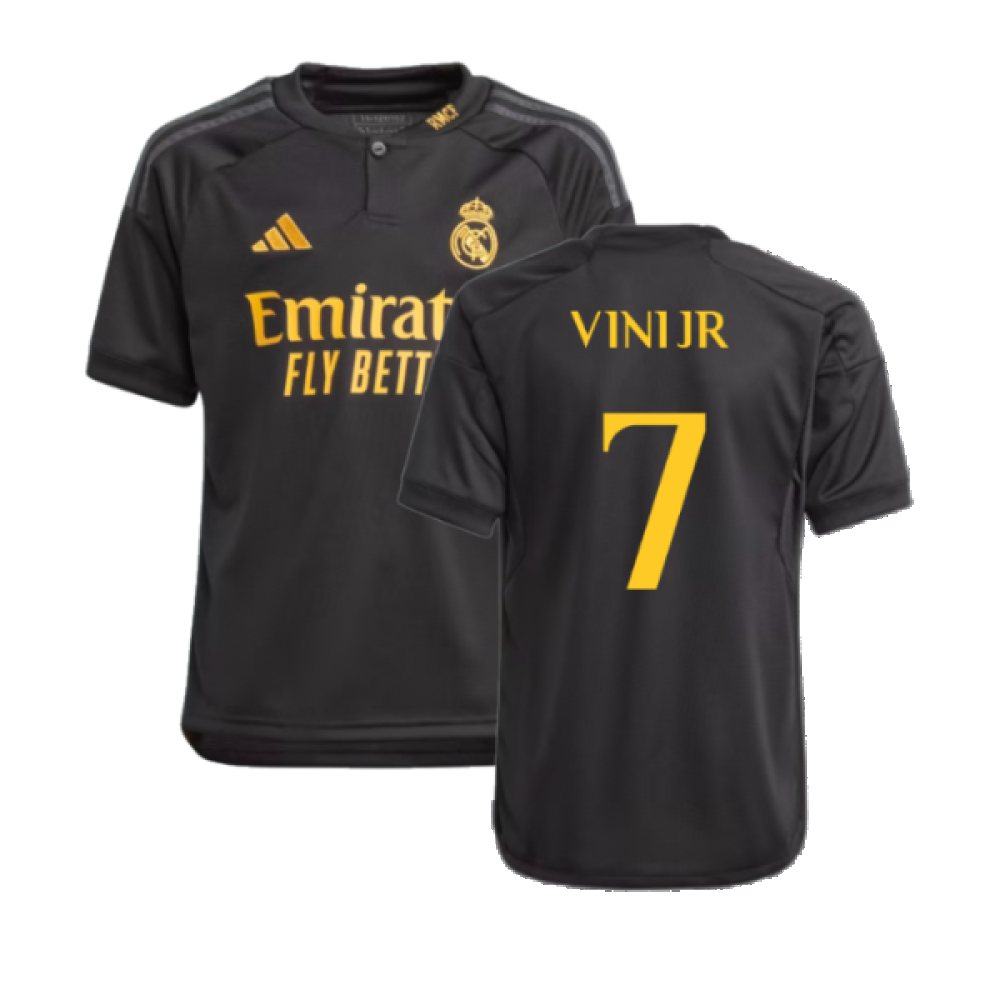 2023-2024 Real Madrid Third Shirt (Kids) (Vini Jr 7)_0