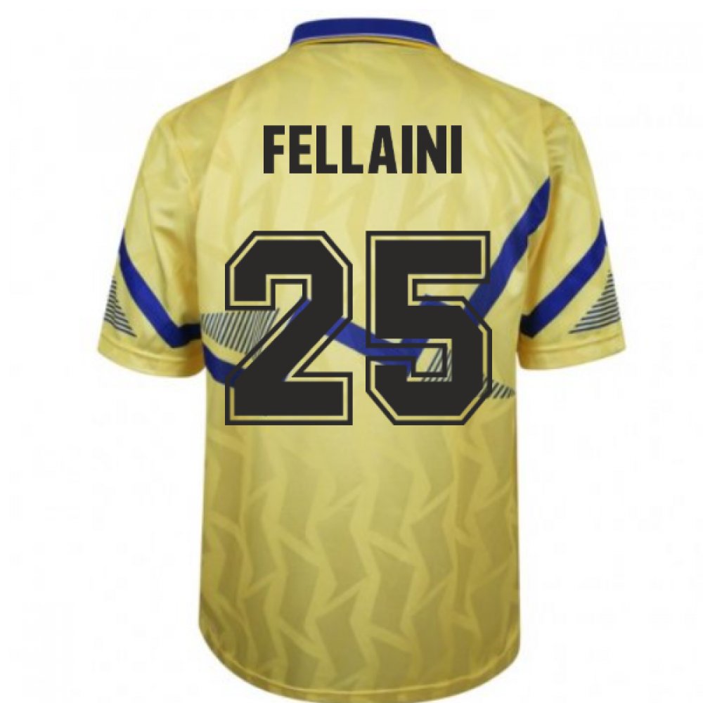 Everton 1990 Away Retro Football Shirt (FELLAINI 25)_0