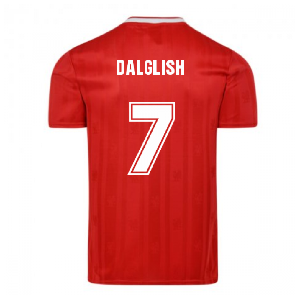 Score Draw Liverpool FC 1989 Retro Football Shirt (DALGLISH 7)_0