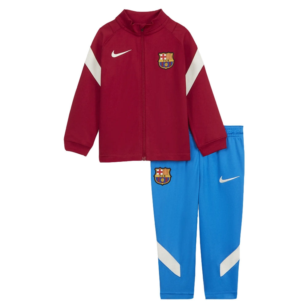 2021-2022 Barcelona Dry Squad Tracksuit (Noble Red) - Infants_0