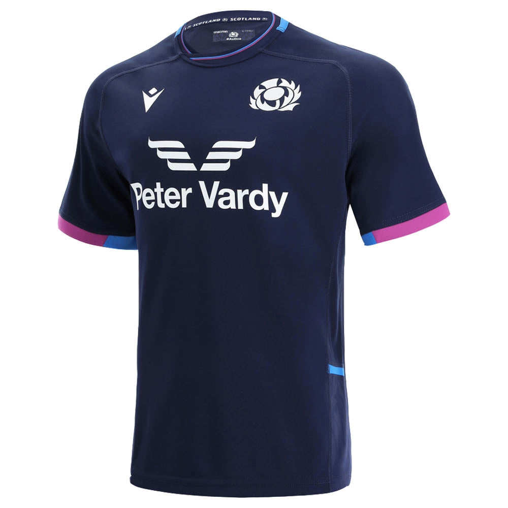 2021-2022 Scotland Home Replica Rugby Shirt_0