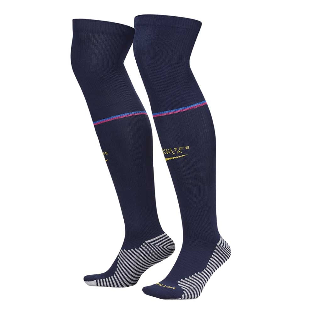 2021-2022 Barcelona 3rd Socks (Blackened Blue)_0