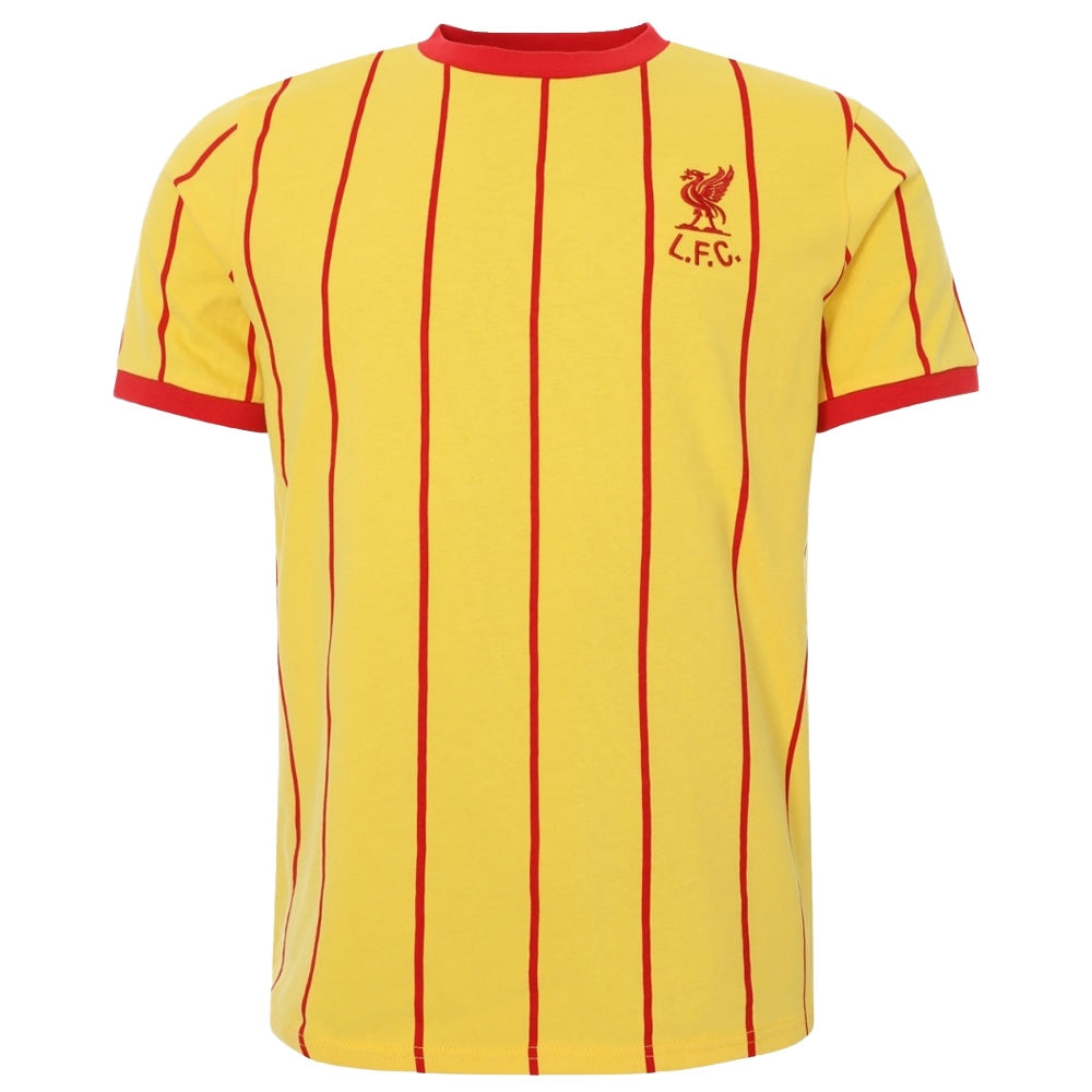 Liverpool Heritage 1982 Yellow Away Tee_0