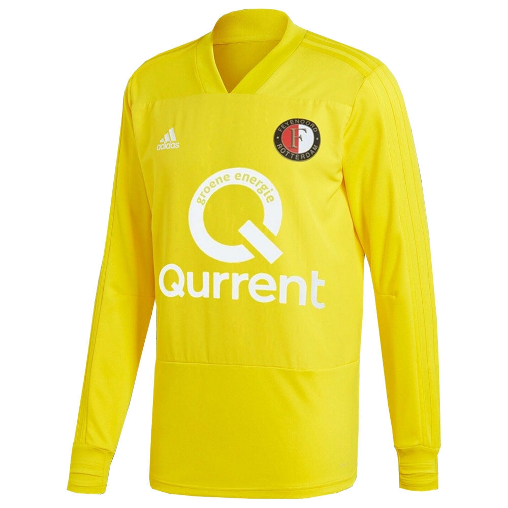 2017-2018 Feyenoord Long Sleeve Training Jersey (Yellow)_0