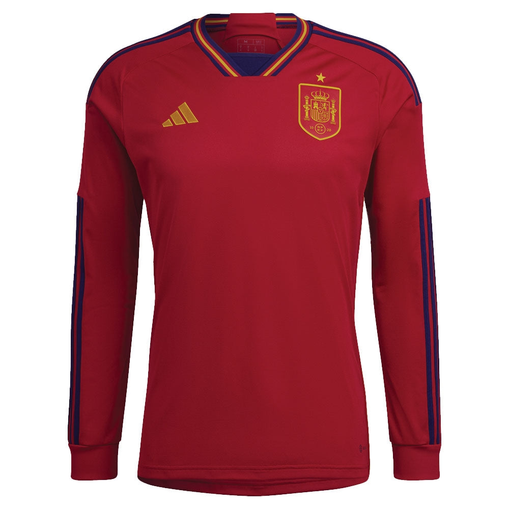 2022-2023 Spain Long Sleeve Home Shirt_0