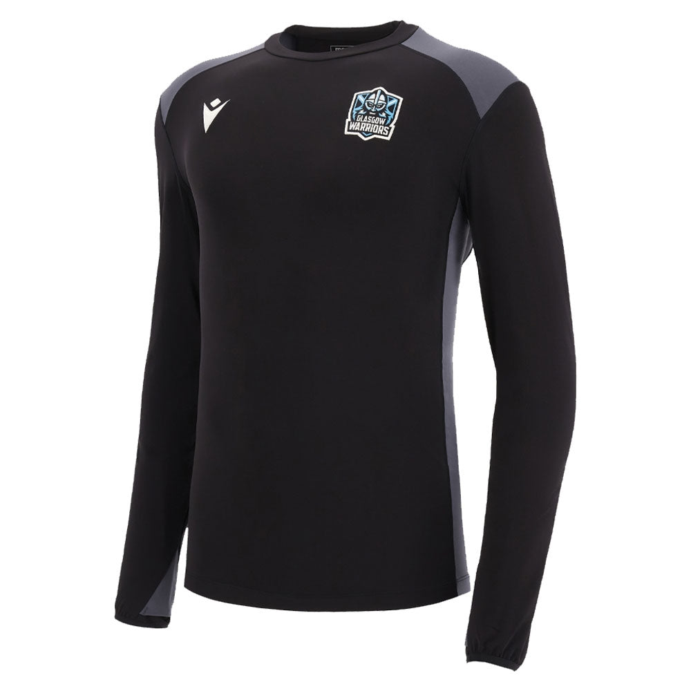 2022-2023 Glasgow Warriors Roundneck Sweat (Black)_0