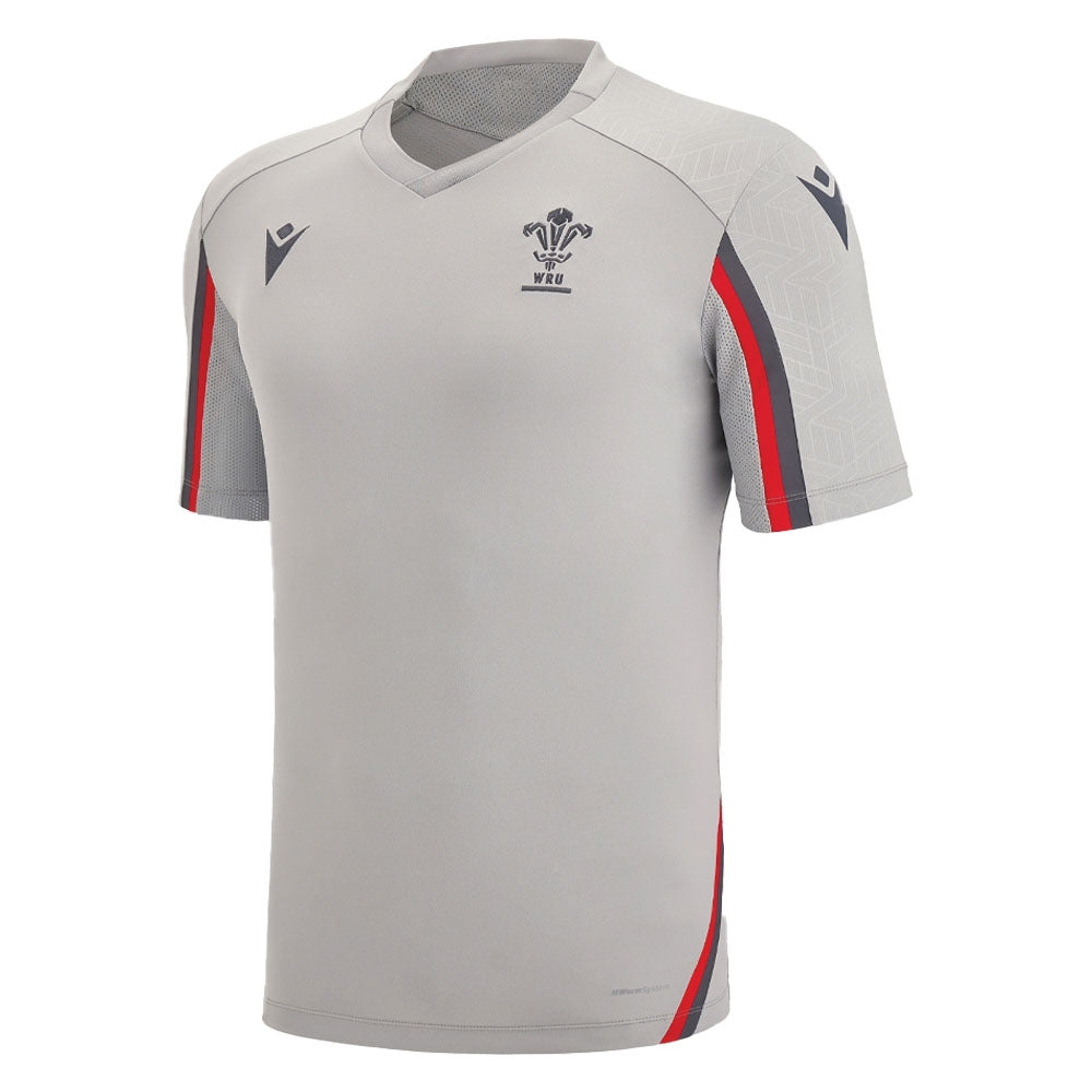 2022-2023 Wales Training Poly Shirt (Grey)_0