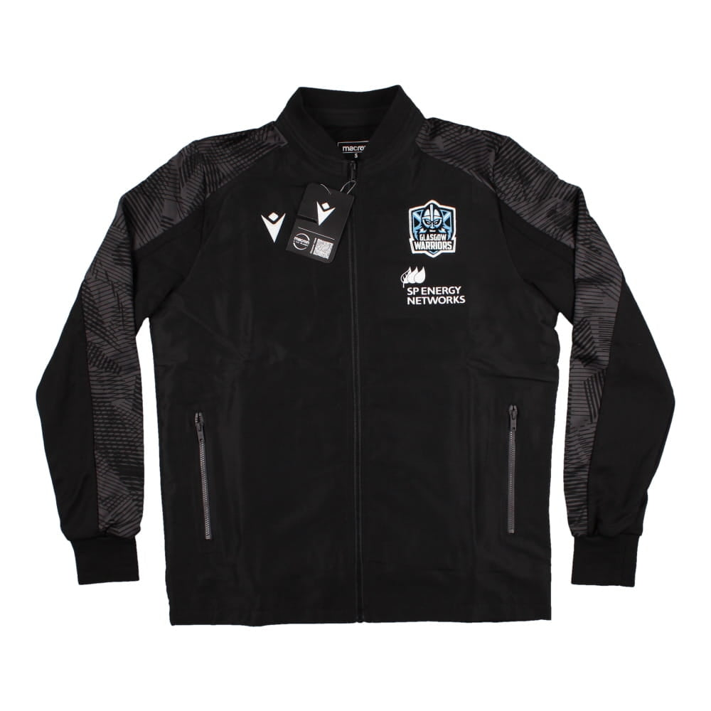 2022-2023 Glasgow Warriors Anthem Jacket (Black)_0