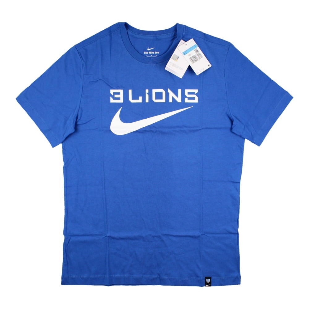 2022-2023 England Three Lions Tee (Blue)_0